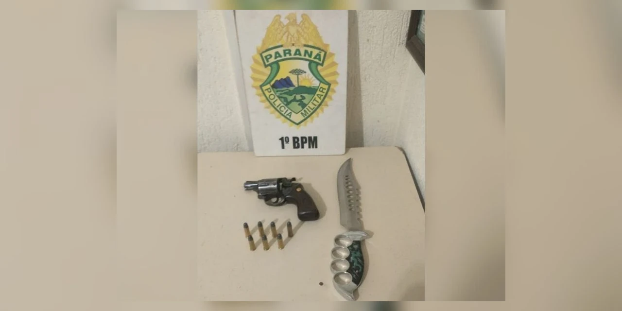 Denúncia anônima leva Polícia a homem com arma de fogo irregular e munições nos Campos Gerais