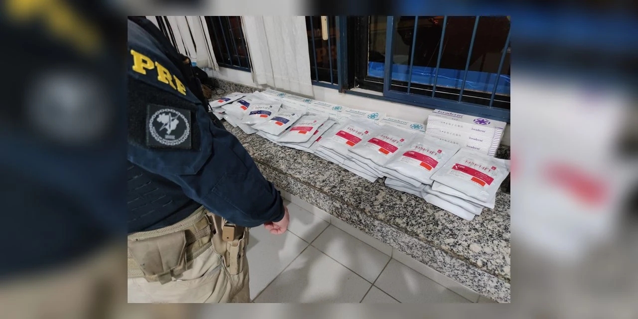 Homem é preso com medicamentos e produtos estéticos ilegais, em Palmeira