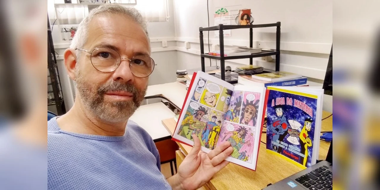 A Liga da Matéria: Professor da UEPG cria história em quadrinhos sobre física moderna
