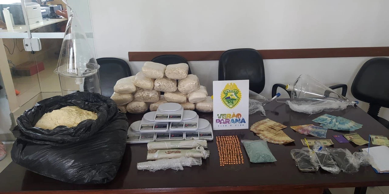 Operação policial localiza laboratório de drogas sintéticas em Guaratuba