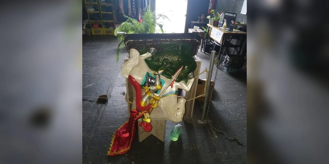 Terreiro de Umbanda é alvo de criminosos em PG