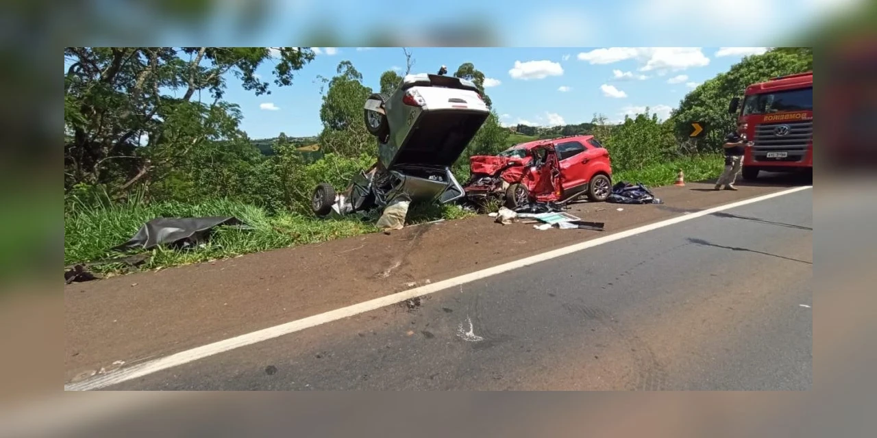 Acidente no oeste do Paraná deixa um morto e três feridos