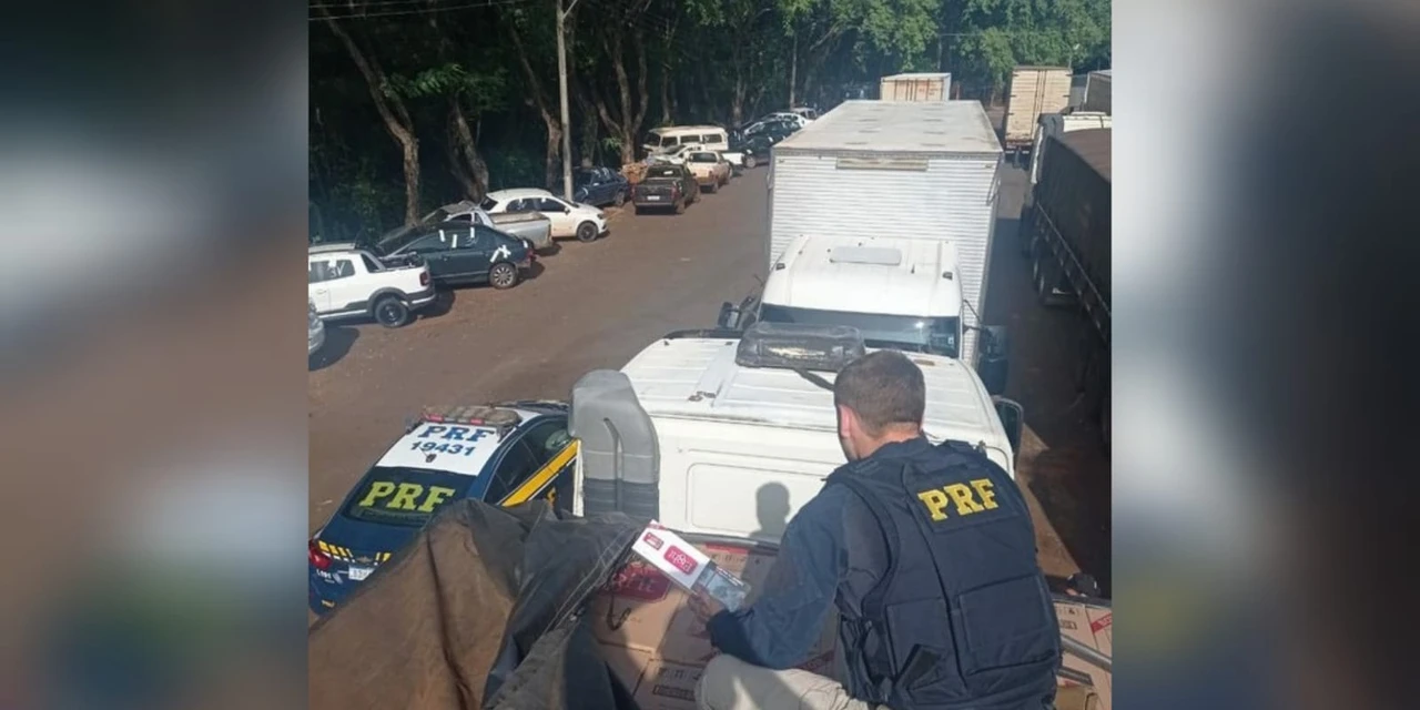 Para fugir da PRF, homem abandona caminhão em movimento, mas acaba preso no Paraná