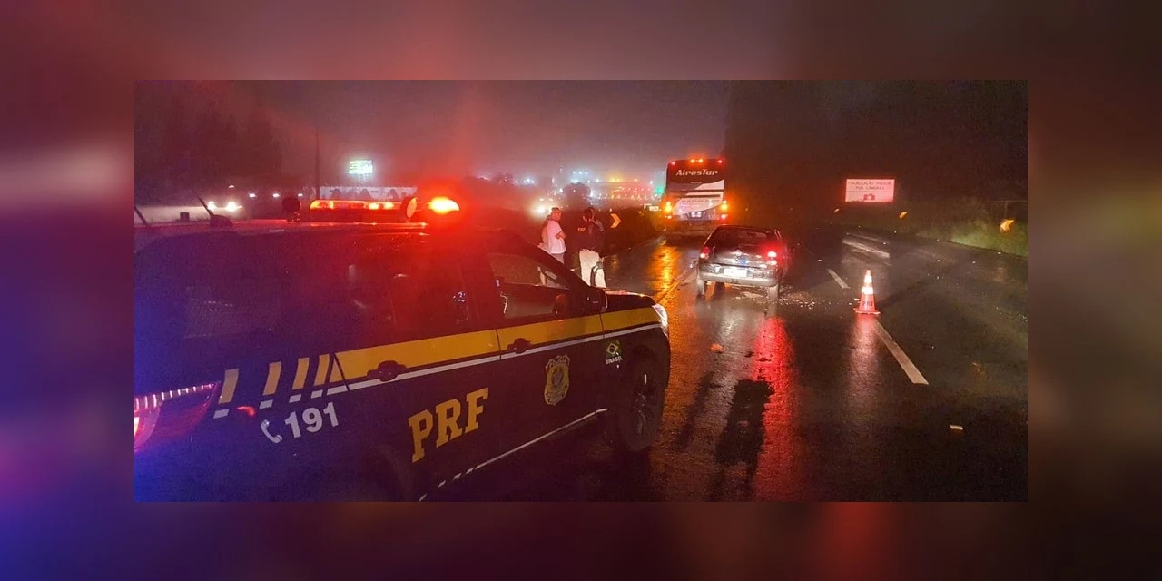 Acidente entre ônibus e carro deixa quatro pessoas feridas na BR-369