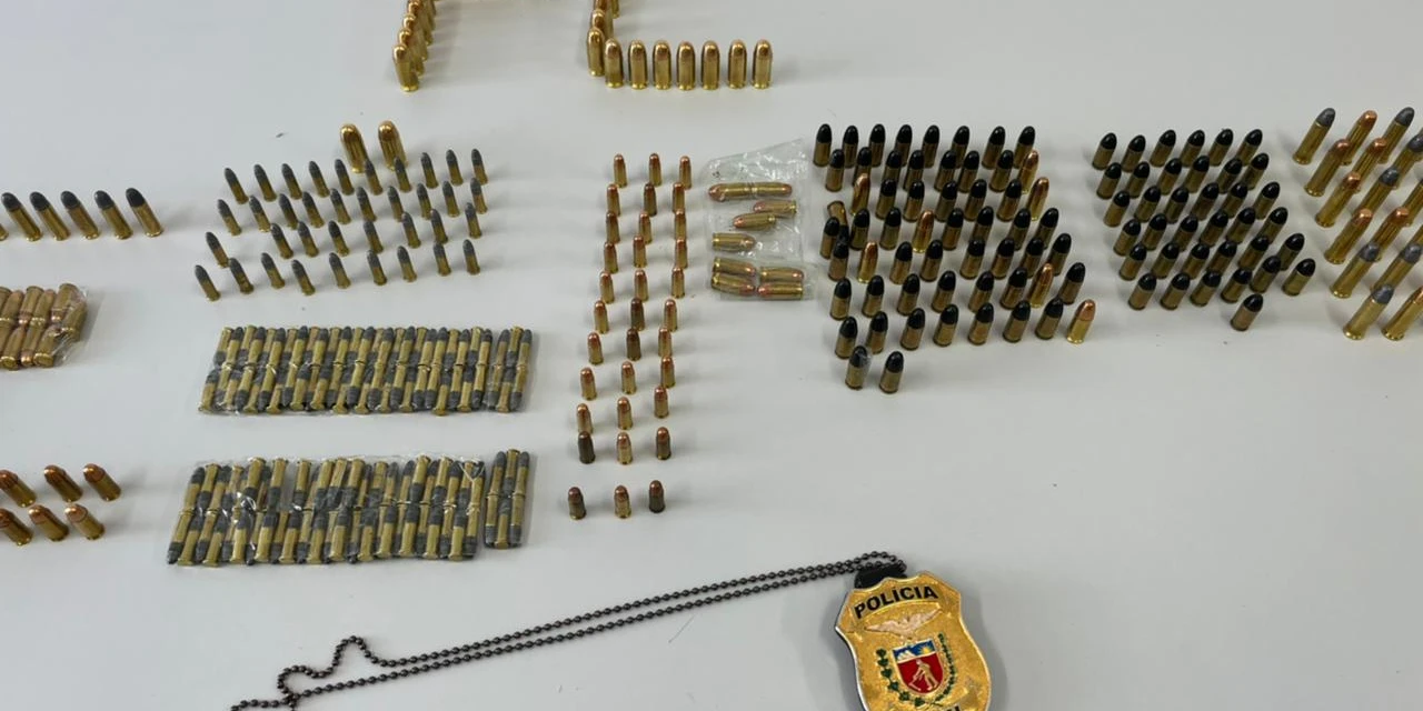 Idosa é presa com mais de 500 munições de diversos calibres no Paraná