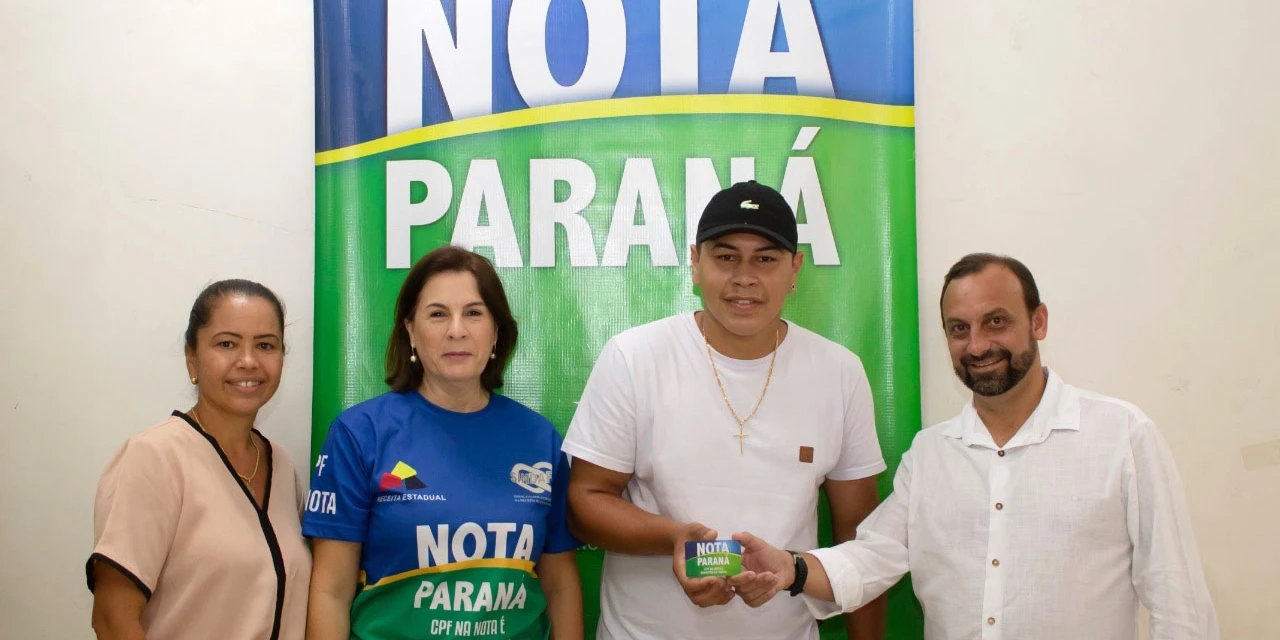 Paranaense é sorteado com R$ 1 milhão do Nota Paraná no mesmo dia do nascimento do filho