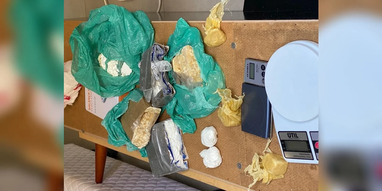 Operação da Polícia Civil em PG termina com apreensão de drogas e dois homens detidos