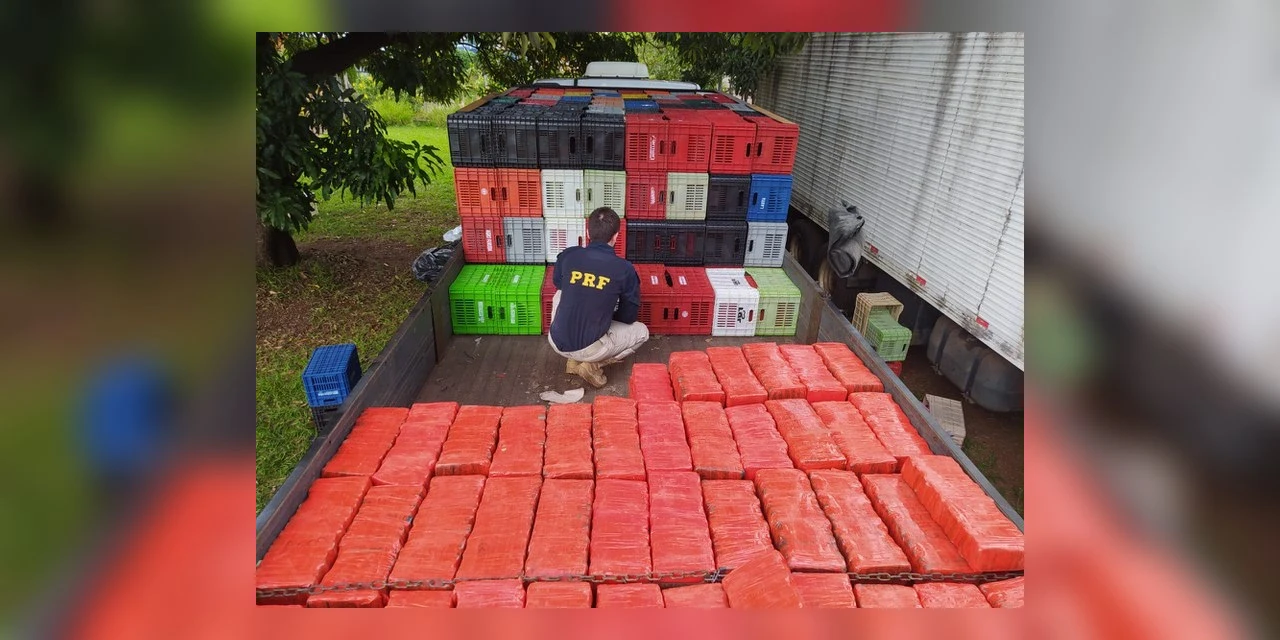 PRF apreende quase 2 toneladas de maconha no Paraná