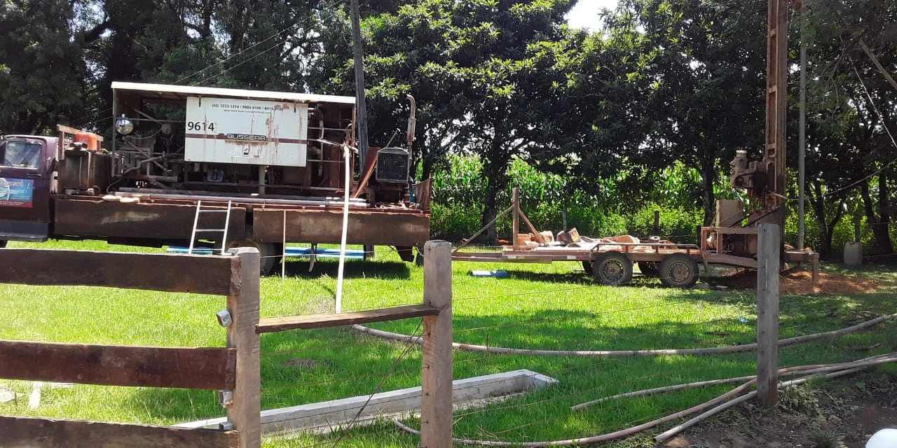 Prefeitura de Castro perfura poço artesiano na região do Abapan