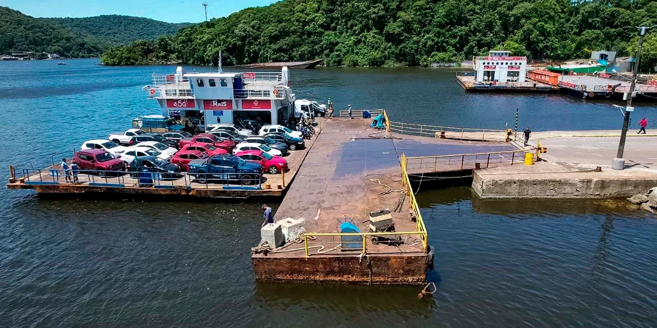 Veículos pesados terão restrição de tráfego no ferry boat durante Carnaval no PR