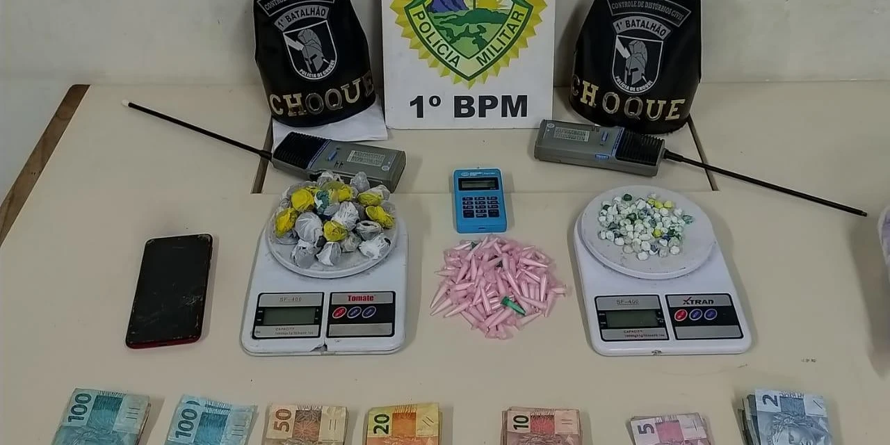 PM fecha 'boca de fumo' e prende suspeito no Boa Vista