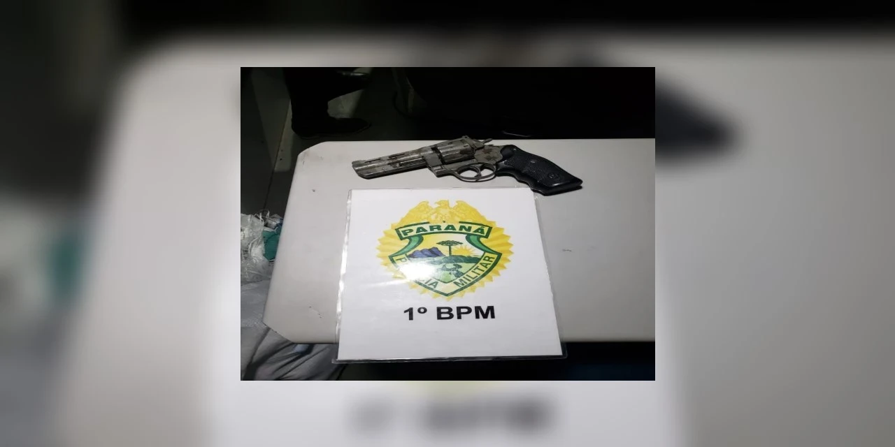 Jovem é detido com arma de fogo nos Campos Gerais
