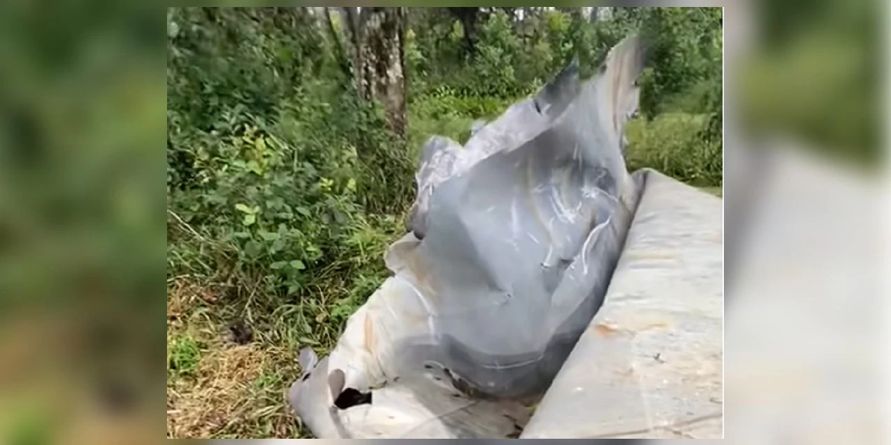 Pedaço de foguete de Elon Musk cai em cidade paranaense