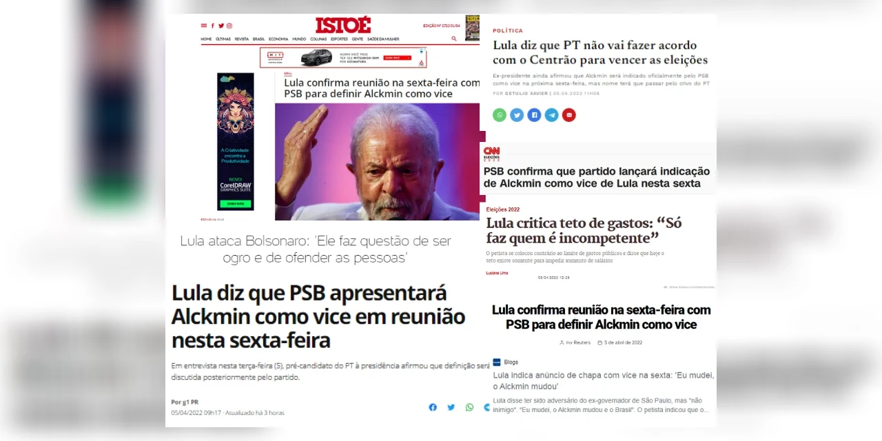 Entrevista com Lula, promovida pela rádio Lagoa Dourada e D'Ponta News, repercute na imprensa nacional
