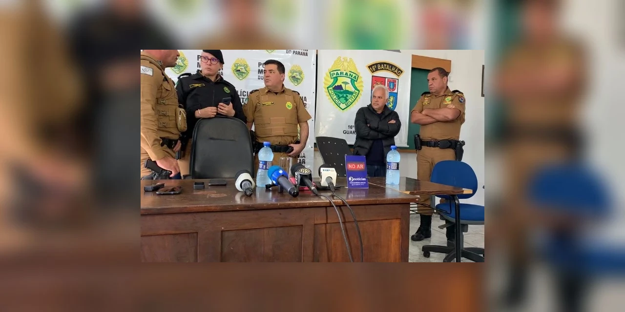 Ao vivo: Acompanhe pronunciamento da Prefeitura de Guarapuava sobre ação de criminosos