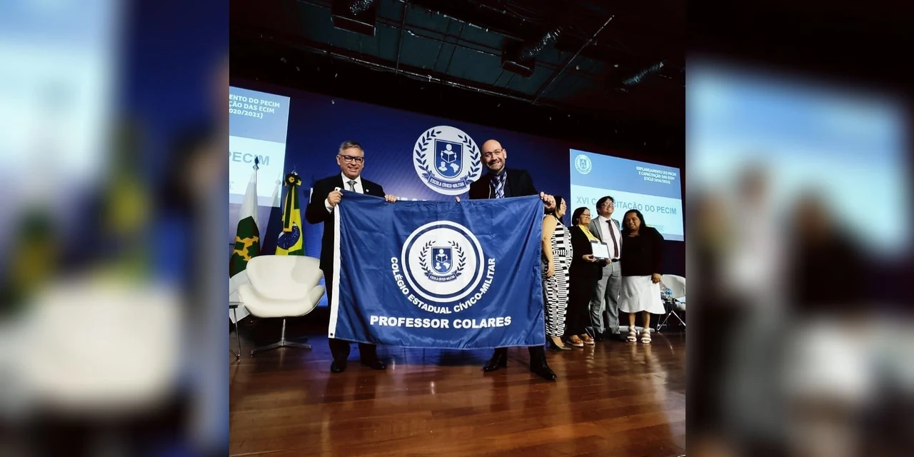 Colégio Cívico-Militar de PG é reconhecido como 'Colégio Destaque' em Brasília