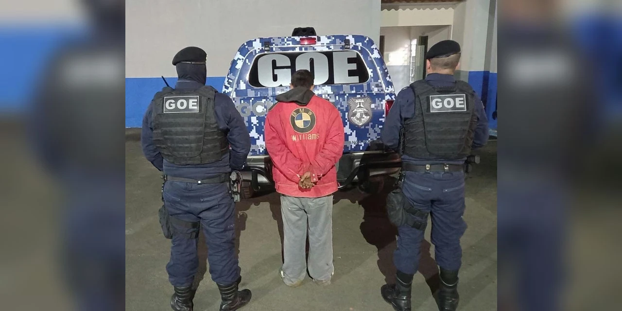 Homem com mandado de prisão em aberto é preso pela GM