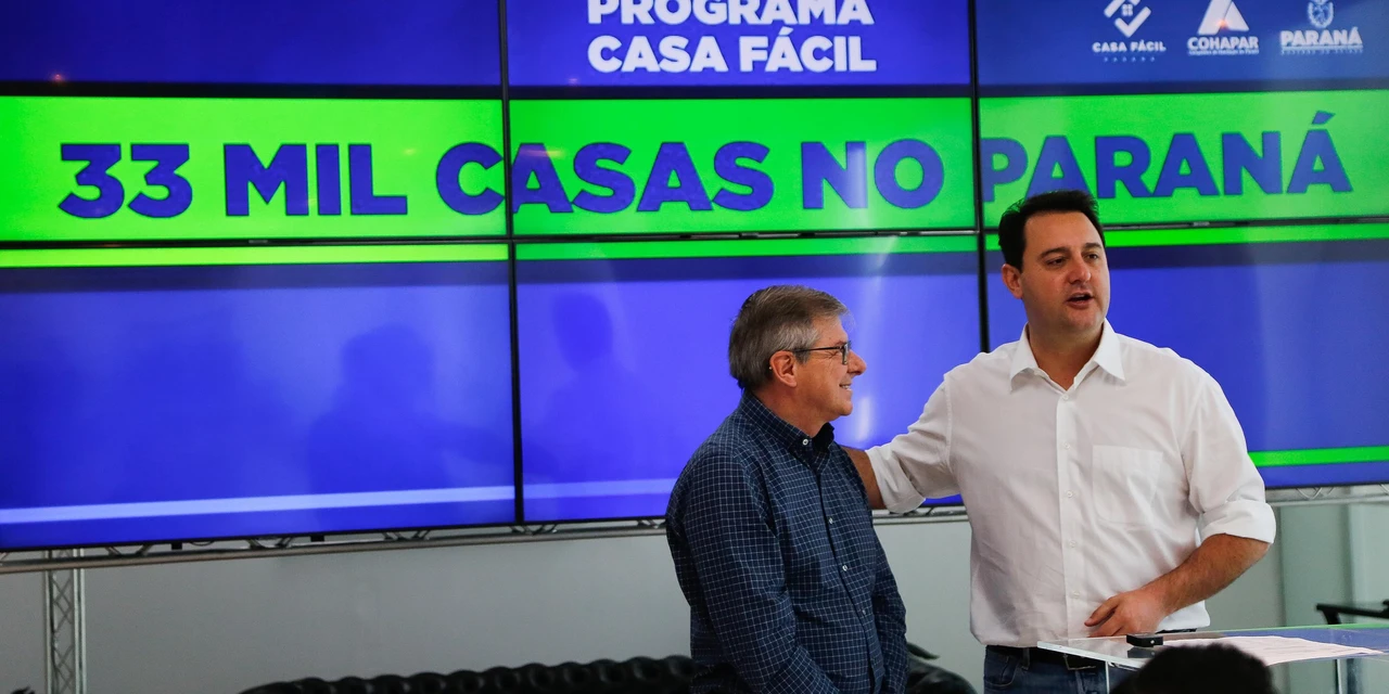 'Casa Fácil' de Ratinho Jr. deve construir mais de 5 mil casas no Paraná e PG fica fora da lista de municípios