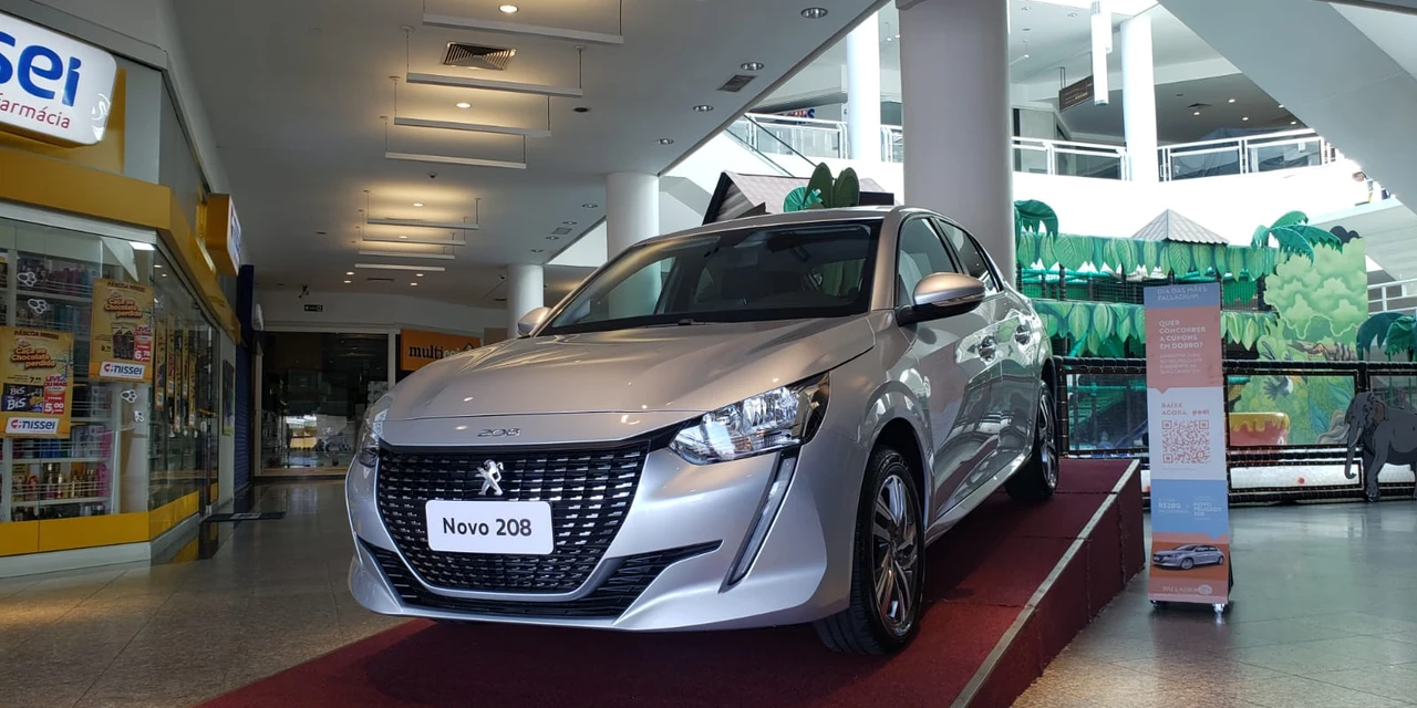 Palladium Ponta Grossa sorteia Novo Peugeot 208 nesta quarta-feira (22)