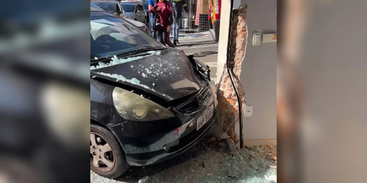 Após acidente, comerciantes alertam para falta de sinalização em ruas do centro de PG