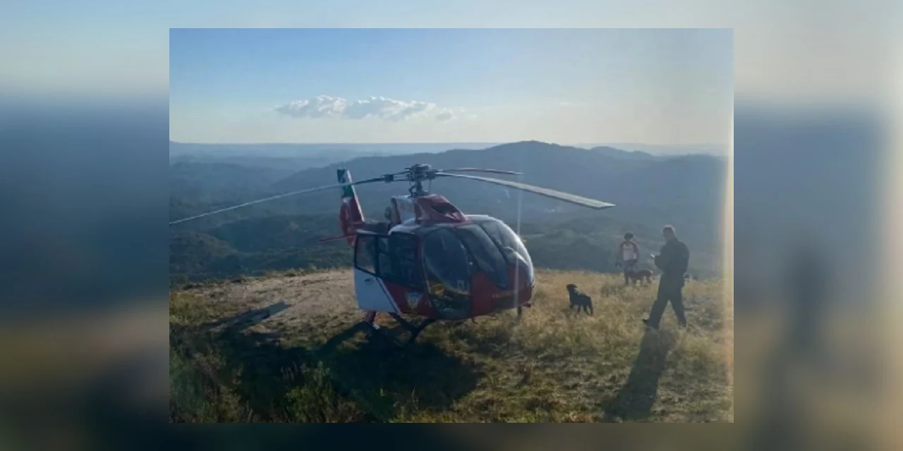 No Paraná, homem fica em estado grave após queda durante voo de parapente