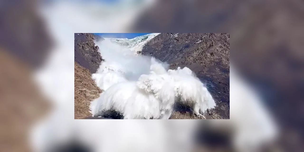 Homem filma avalanche até ser atingido pela neve