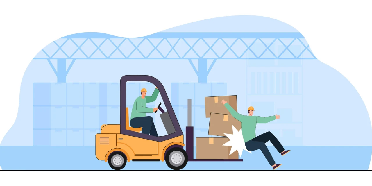 Sensor eletromagnético evita atropelamentos por empilhadeiras em armazéns