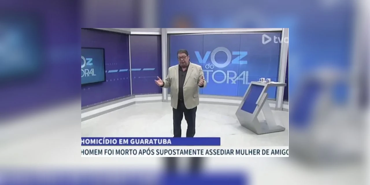 Apresentador é afastado de emissora paranaense após dizer que mulher assediada “dá liberdade”