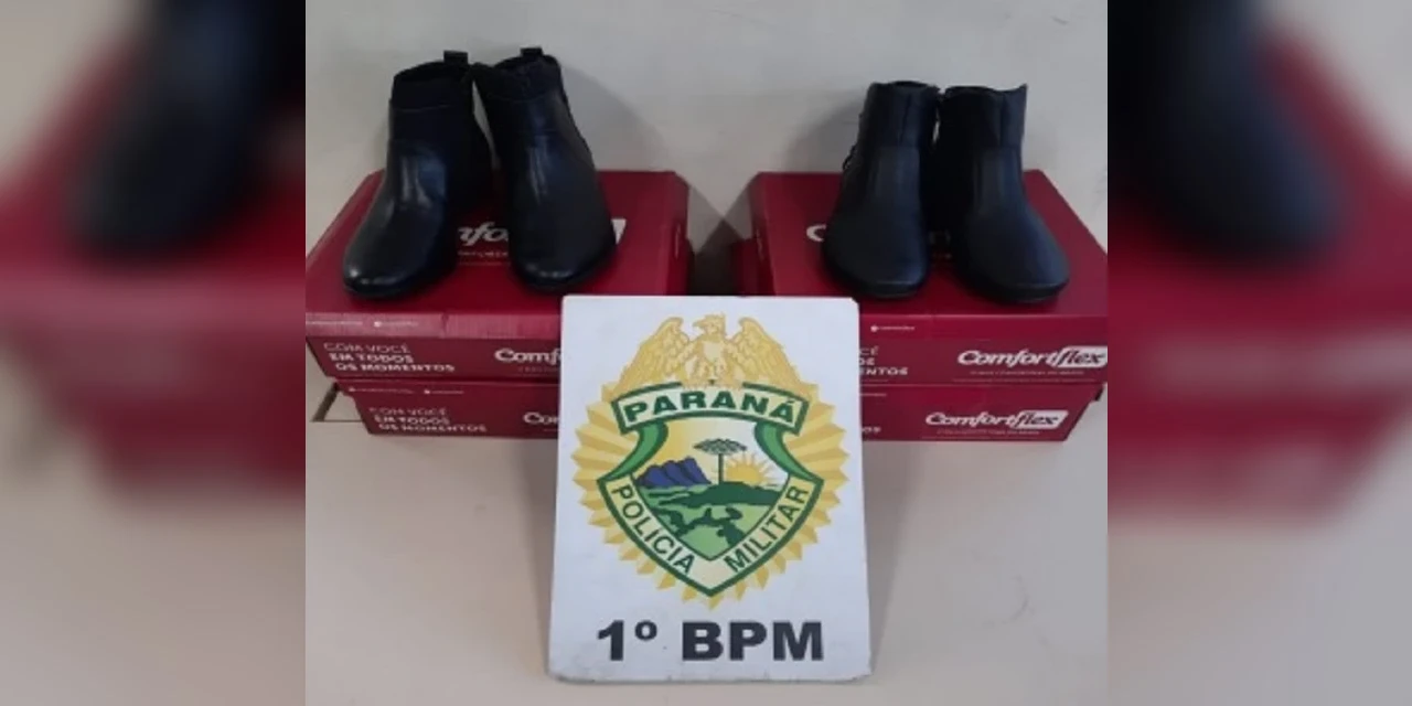 Homem é detido após furtar pares de calçados no Centro de PG