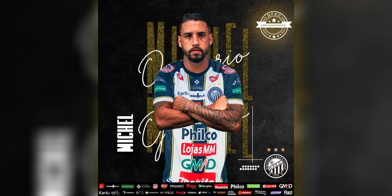Novo Atleta: Michel chega em PG para assinar contrato com o Operário