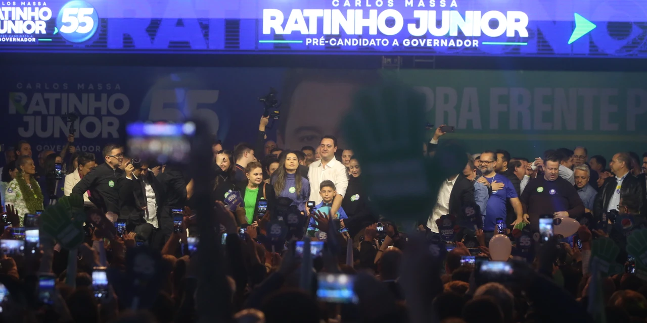 PSD oficializa candidatura de Ratinho Junior à reeleição no Paraná