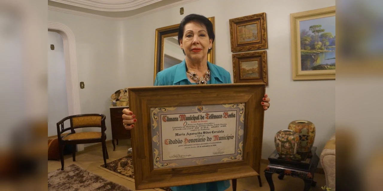 Morre Mariazinha Coraiola, representante da educação e cultura de Telêmaco Borba