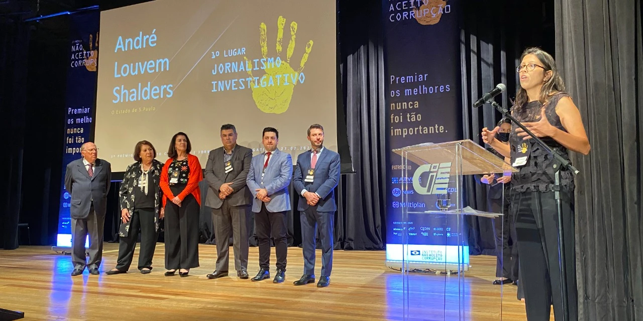 Prêmio "Não Aceito Corrupção" anuncia vencedores