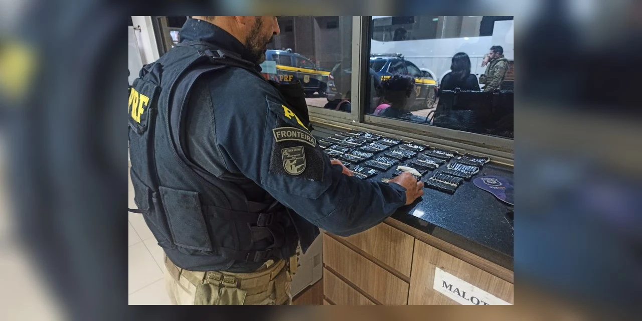 Ciclista é preso transportando munições de fuzil no Paraná