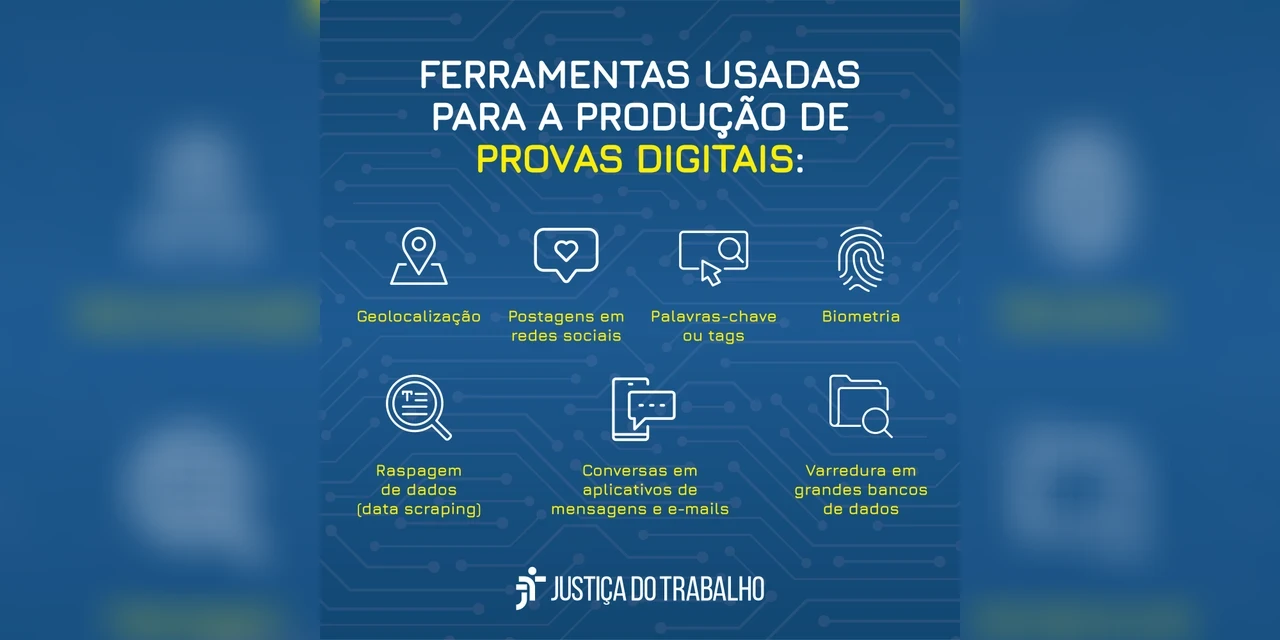 Provas digitais são cada dia mais numerosas na Justiça do Trabalho