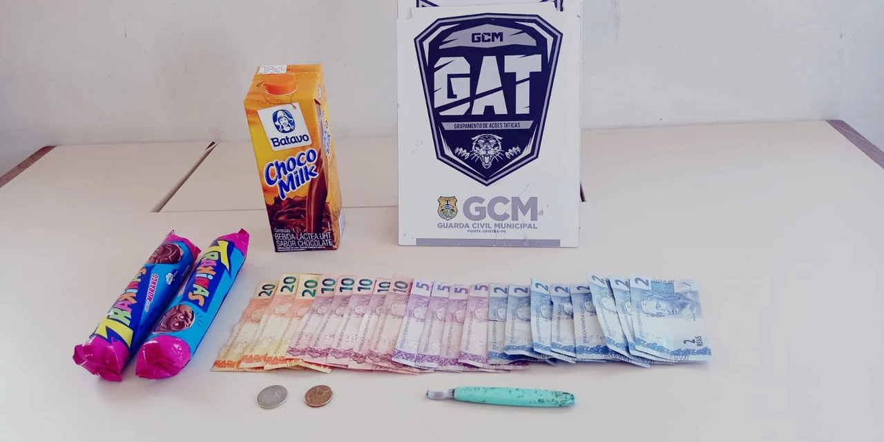 Ladrão é detido por populares após furtar mercado em PG