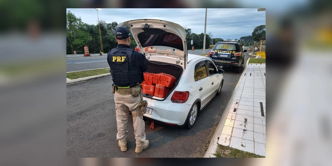 Casal é preso transportando mais de 150 kg de maconha em Irati