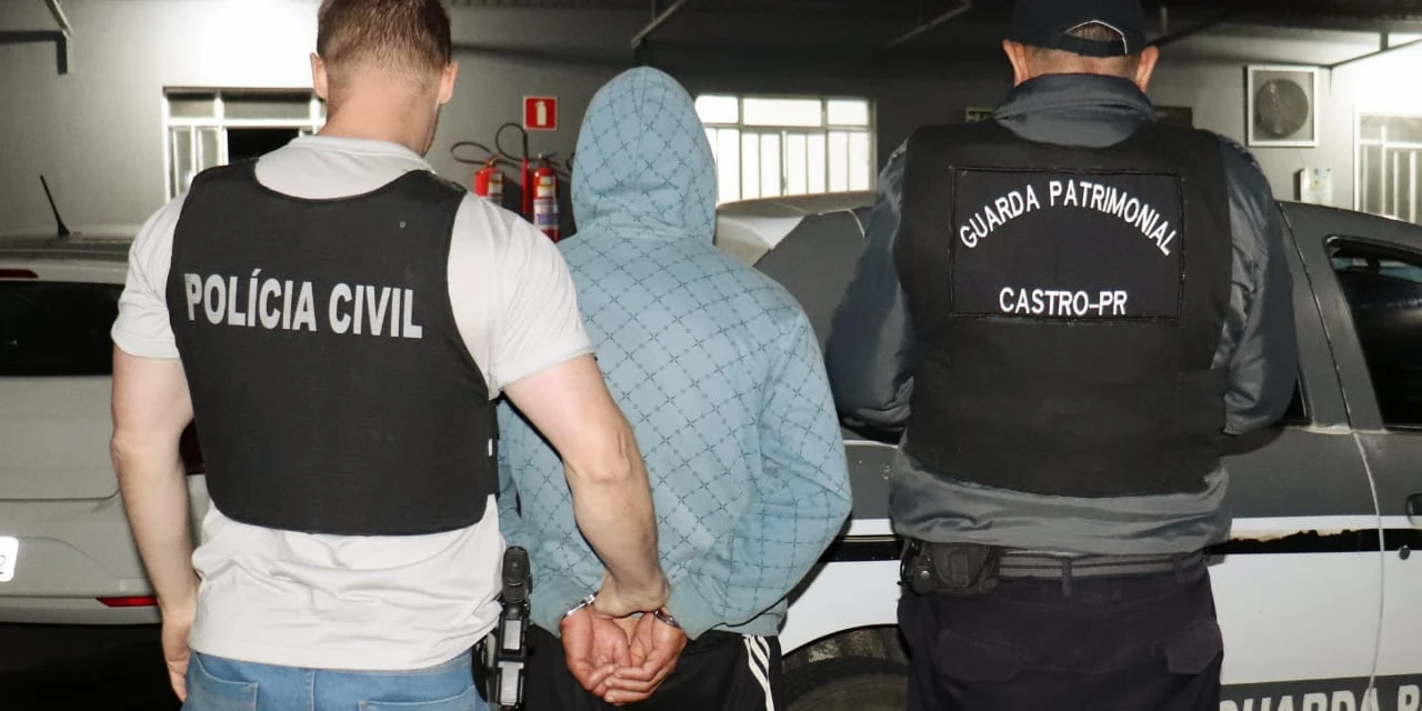 Acusado de atear fogo no próprio primo é preso em Castro