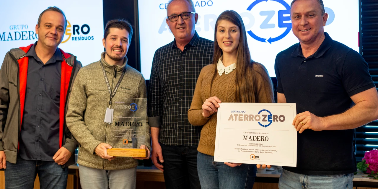 Madero é primeira indústria de PG a receber certificação ‘Aterro Zero’