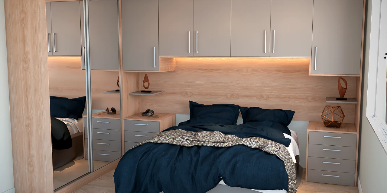 Móveis planejados otimizam o uso de espaços compactos