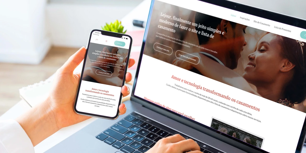 Casais realizam gestão de casamentos através de plataformas online