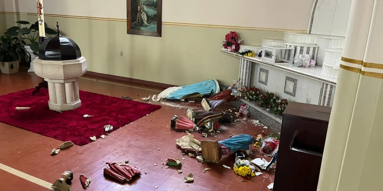 Suspeito de destruir quase 30 imagens sacras no Paraná é preso em flagrante