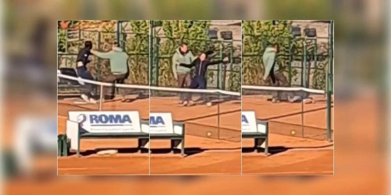 Vídeo mostra pai espancando filha de 14 anos em treino de tênis