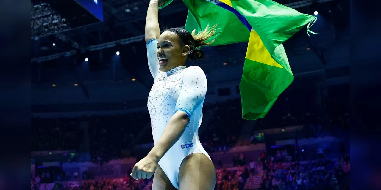 Rebeca Andrade conquista o ouro no Mundial de Ginástica Artística