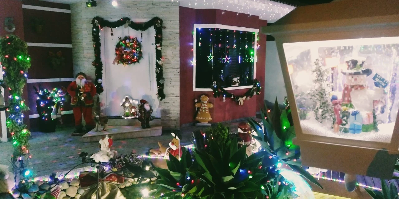 Família resgata tradição de Natal com decoração em PG: "A recompensa é ver a alegria das pessoas"