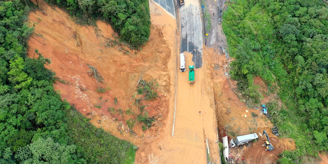 Semana do deslizamento na BR-376 teve 185,4 mm de chuvas em um único dia na região