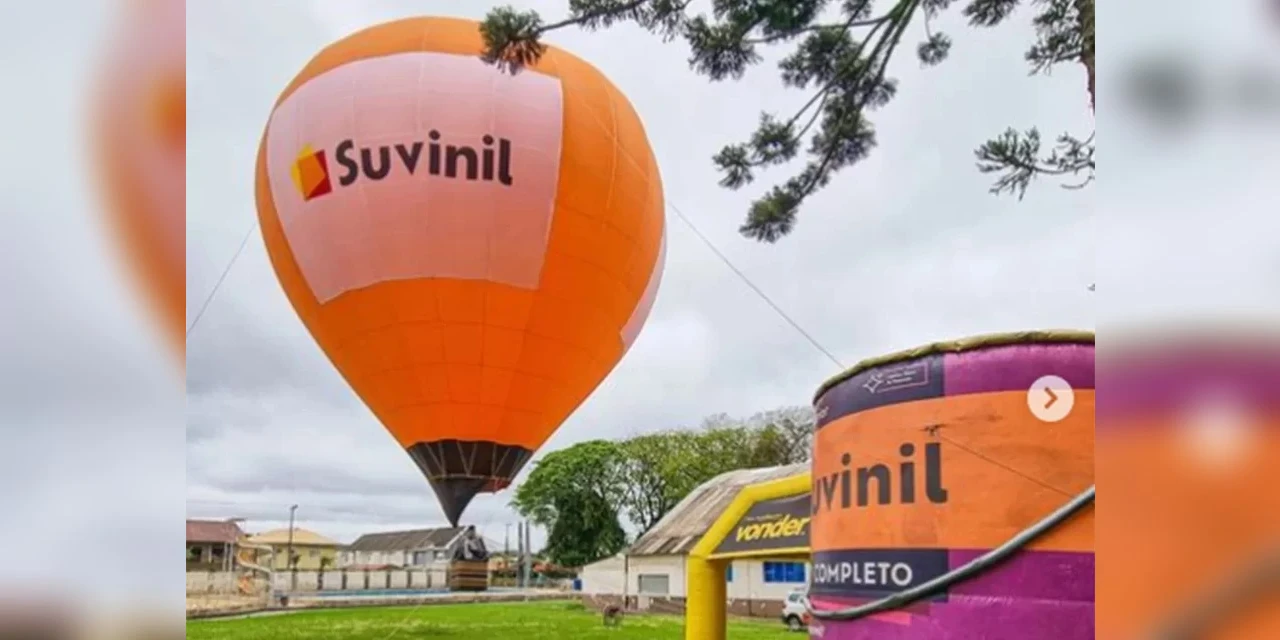 Ação com balão estacionário no Lago de Olarias é adiada devido à previsão de chuva em PG