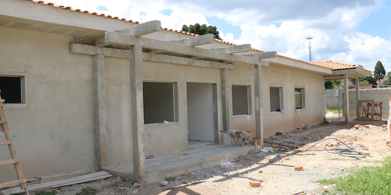 Obra da sede do Conselho Tutelar de Castro está 60% concluída