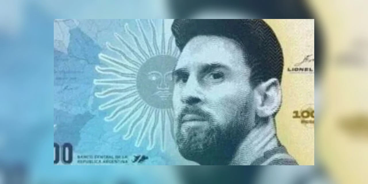 Messi pode estampar nota de 10 mil pesos na Argentina