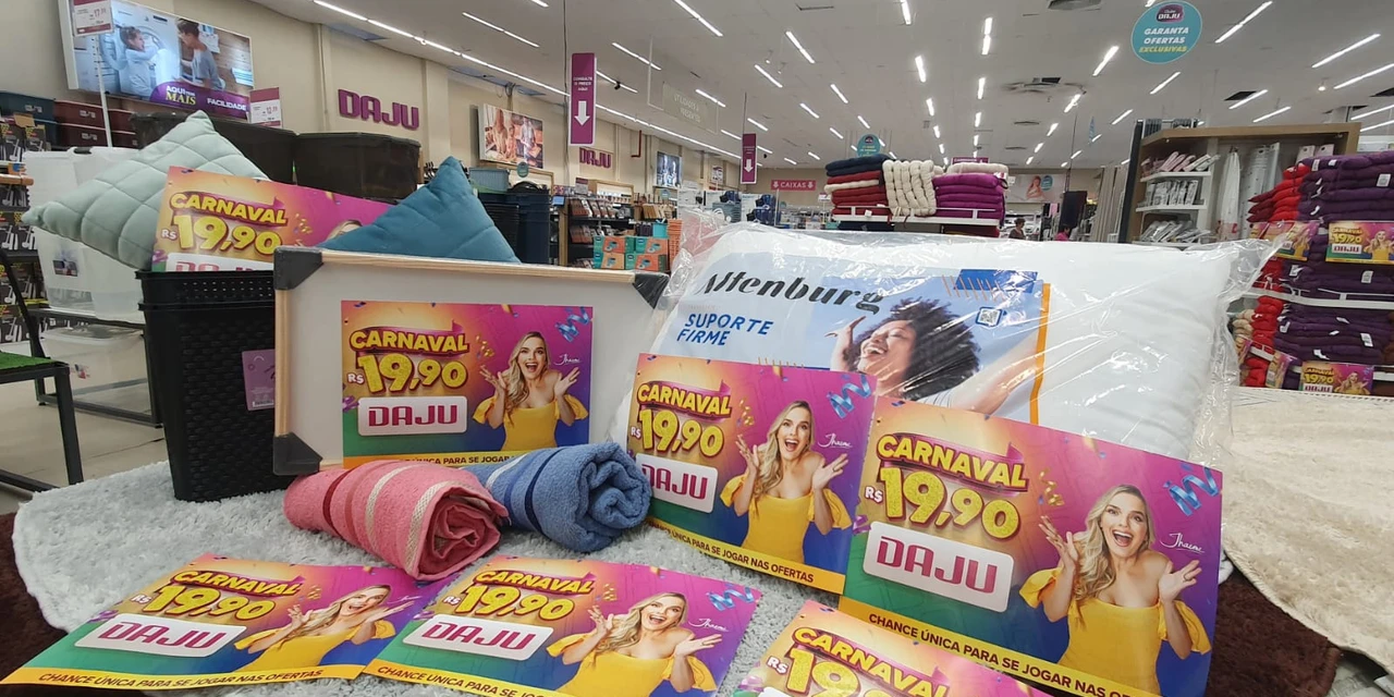 Daju faz o maior Carnaval do varejo com produtos a R$ 19,90